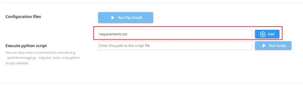 Konfigurowanie aplikacji Python