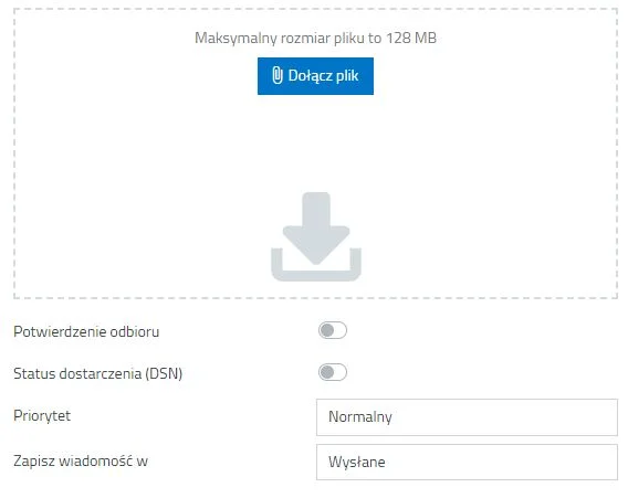 Jakie dostępne są opcje dodatkowe przy tworzeniu wiadomości w Webmail (Roundcube)?