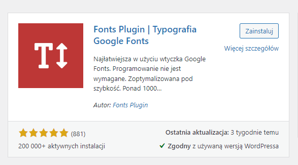 Google Fonts w WordPress - jak je dodać?