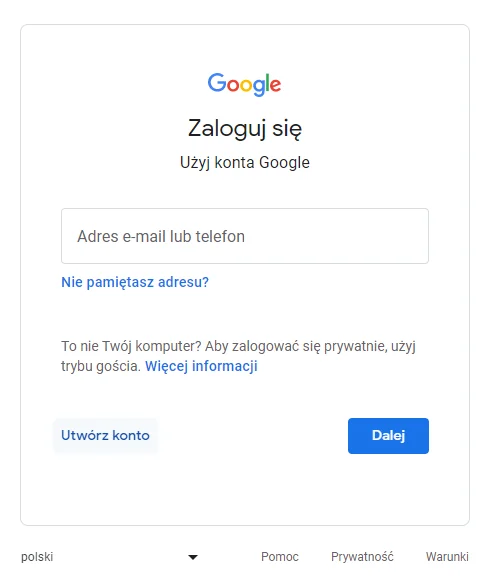Jak utworzyć nowe konto Gmail?