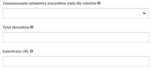 Uzupełnij link kanoniczny dzięki opcjom Yoast SEO